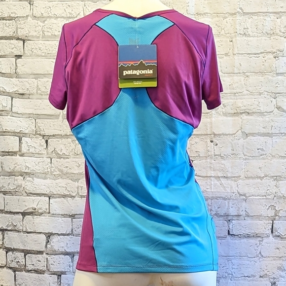 🆕️Patagonia Velocity Draft Slim Fit T-shirt With Pocket - Picture 3 of 7